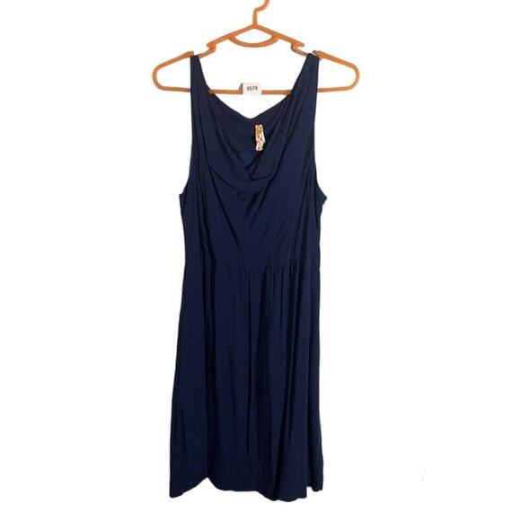 Maeve Dresses & Skirts - Antropologie Maeve Women's Cowl Neck Sleeveless Dress Size 12 Blue